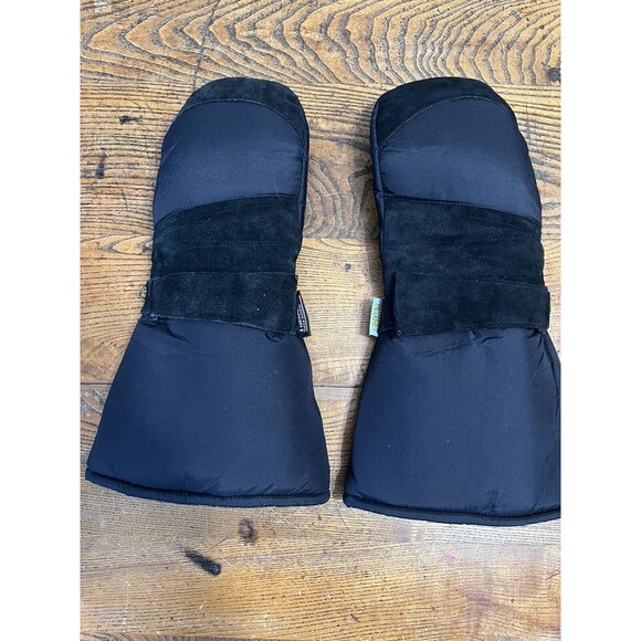 WHITEWATER THINSULATE BLACK MITTENS COLD WEATHER WATER PROOF SIZE L BLACK - Picture 1 of 8